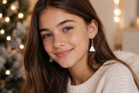 Bizzotto Merrily Assorted Earrings 3 Designs Christmas Accessories 1 Pc