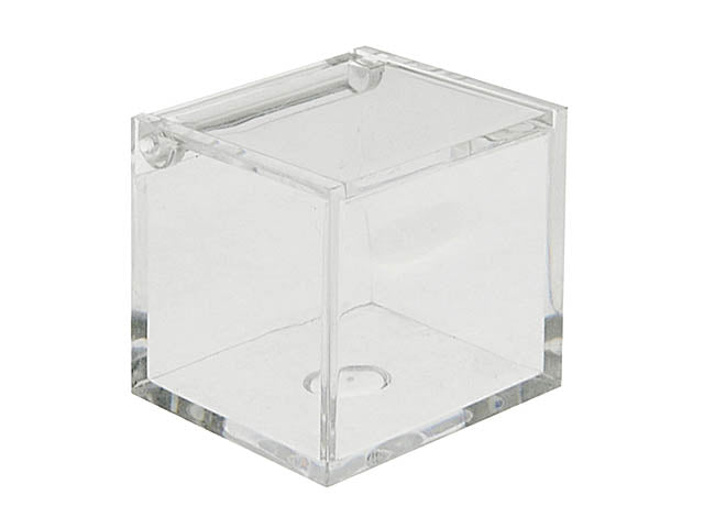 The Arollaio Plexiglass Sugared Almonds Holder 60 x 60 x 60 Mm Transparent 25 Pcs
