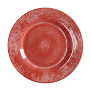 Ad Trend Flat Melamina Plate D 28 Cm H 3 Cm Coral