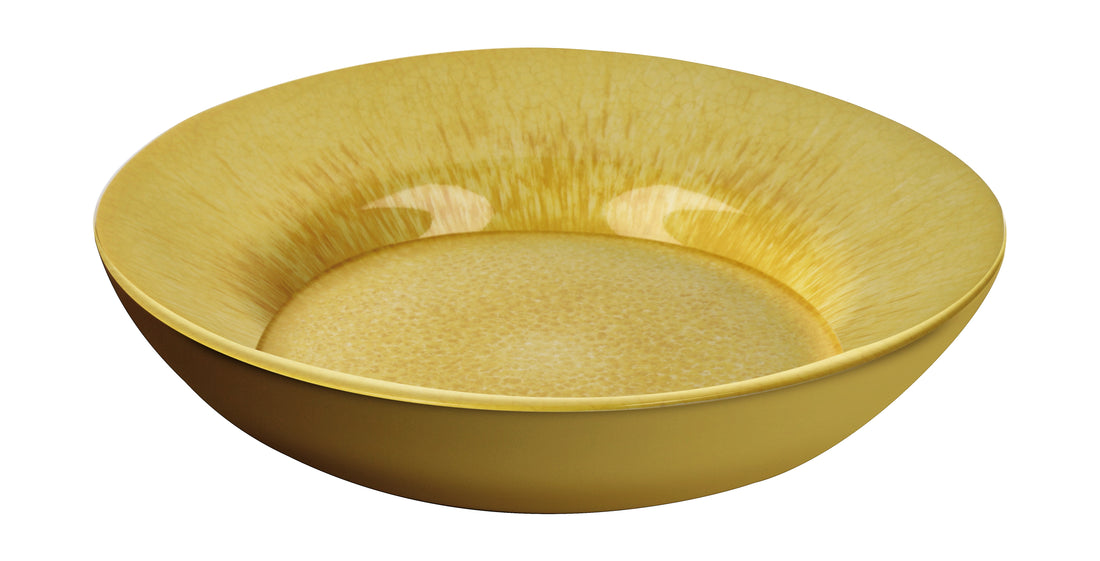 regalo italiano regalo italiano piatto fondo melamina d 22 cm h 5 cm giallo ean 8057586001671