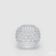 edg enzo de gasperi portacandela bombata con sfere h 6 cm d 8 cm natural ean 8056372425707