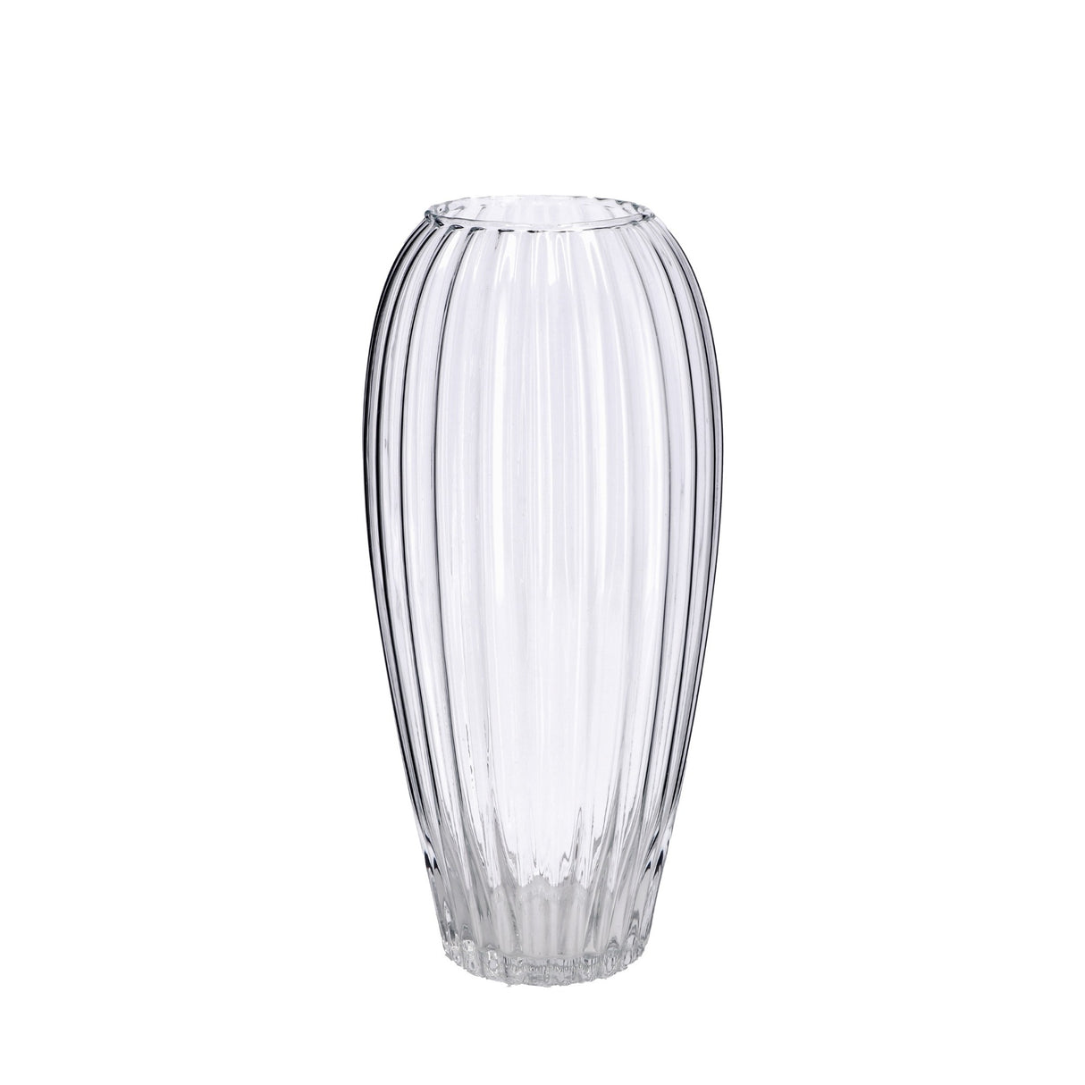 Italian Gift Nellie Glass Vase D 15 Cm H 37 Cm – Tall Decorative Glass Vase for Flowers and Home Decor