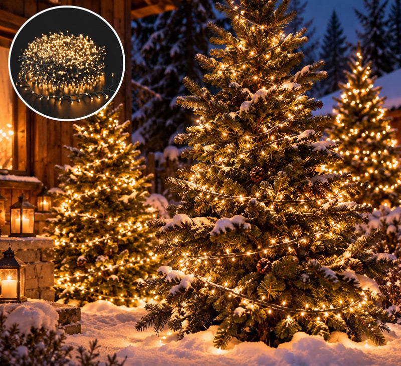 Ad Trend Light Chain 2000 MiniLED Warm White Outdoor with Timer and Controller – Christmas Lights