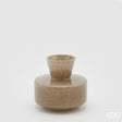 edg enzo de gasperi edg enzo de gasperi vaso rotondo con collo h 15 cm d 16 cm waterproof hazelnut ean 8059824188106