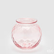 edg enzo de gasperi edg enzo de gasperi vaso opium vetro h 19 cm d 20 cm pink ean 8059824242822