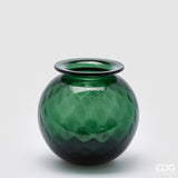 edg enzo de gasperi edg enzo de gasperi vaso opium vetro h 19 cm d 20 cm dark green ean 8059824242846