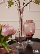 EDG Enzo De Gasperi Amphora Vase Stripes H 30 Cm D 20 Cm Gift Box Antique Pink 