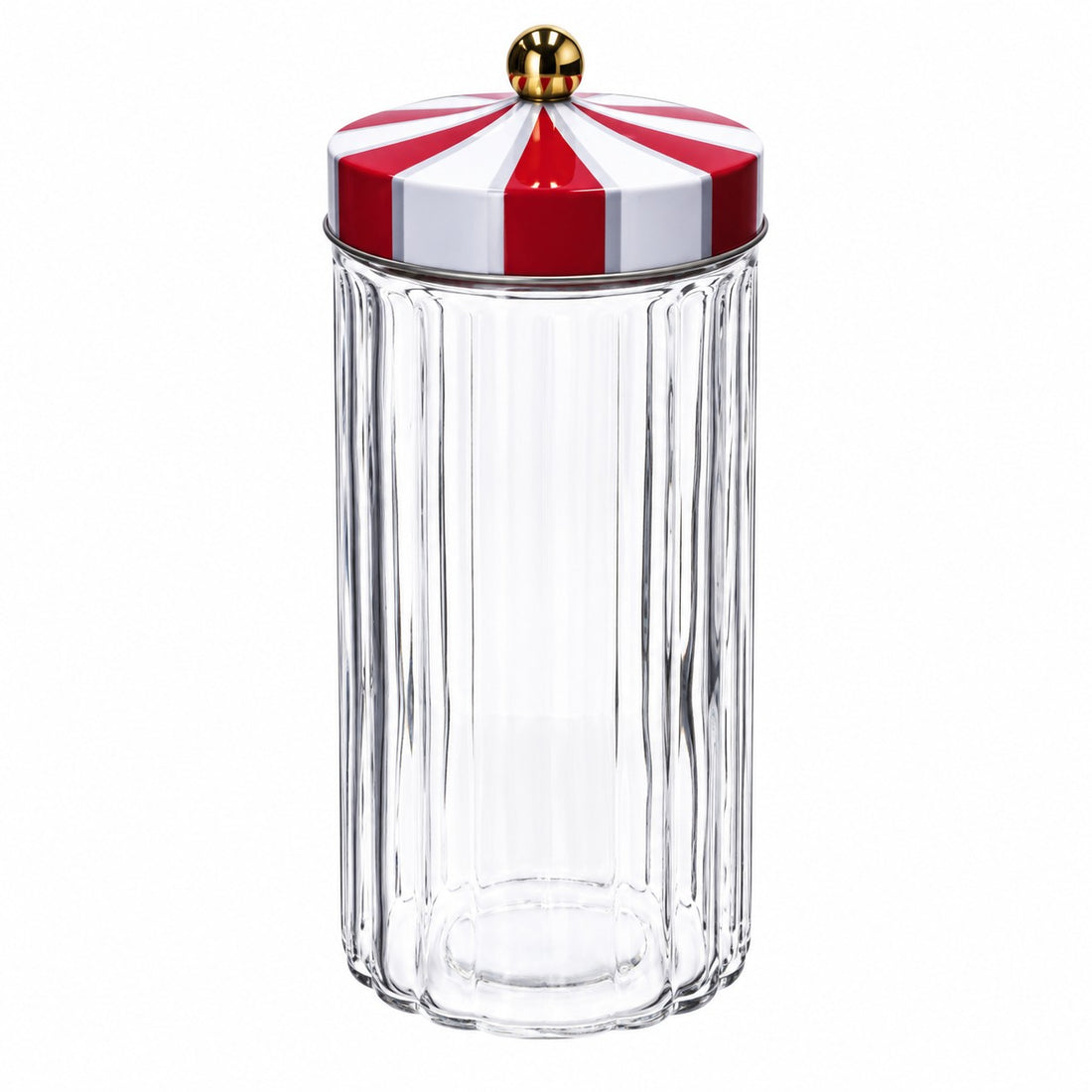 Ad Trend Christmas Jar in Glass and Tin H24.5 Ø11 cm – Decorative Christmas Container