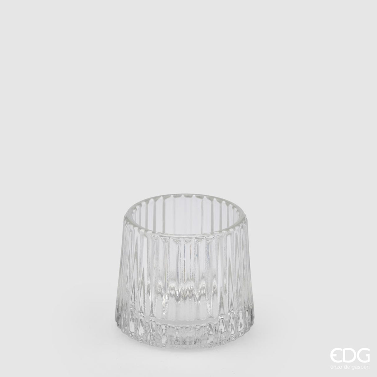 H7 D8 Natural Striped Candle Holder