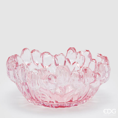 edg enzo de gasperi edg enzo de gasperi vaso tulipano h 12 cm d 30 cm vetro scatola bianca pink ean 8059824458445