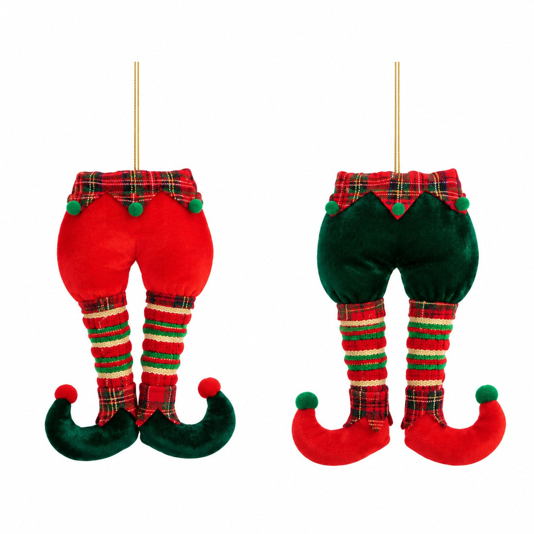 Ad Trend Christmas Decoration Elf Legs Assorted 14x3xH34 cm 1 Pcs – Christmas Ornament