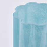 Flower Vase H 15 Cm D 15 Cm Color Aqua