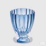 edg enzo de gasperi edg enzo de gasperi vaso glory h 175 cm d 14 cm vetro blue ean 8059824355591