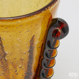 edg enzo de gasperi edg enzo de gasperi vasocorinto svasato h 24 cm l 23 cm l 17 cm vetro amber ean 8059824456229