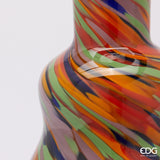 edg enzo de gasperi edg enzo de gasperi vaso macula bottiglia h 37 cm d 175 cm vetro orange mix ean 8059824485175