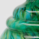 edg enzo de gasperi edg enzo de gasperi vaso macula bottiglia h 375 cm d 255 cm vetro green ean 8059824485236