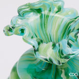 edg enzo de gasperi edg enzo de gasperi vaso macula bottiglia h 31 cm d 19 cm vetro green ean 8059824485250