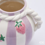 edg enzo de gasperi edg enzo de gasperi vaso fragole h 17 d 16 cm ceramica violet ean 8059824462312