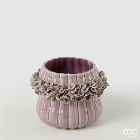 edg enzo de gasperi vaso freaky decoflor h 12 cm d 165 cm ceramica waterproof purple ean 8059824464170