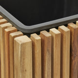 edg enzo de gasperi edg enzo de gasperi vaso listelli qudrato legno di acacia brown 50 x 51 x 51 cm ean 8059824484215