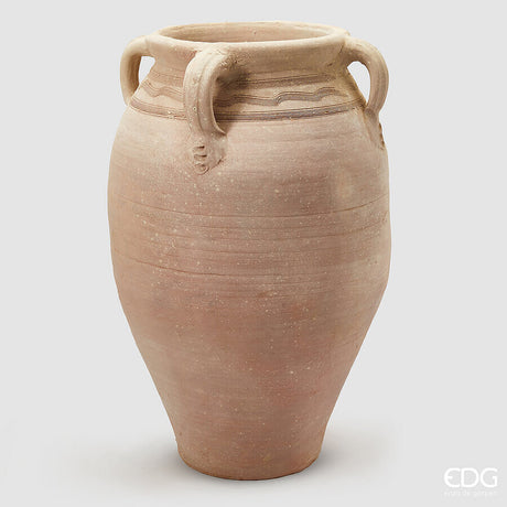 edg enzo de gasperi vaso terracotta anfora con manico h 100 cm d 53 cm rust waterproof ean 8059824493262