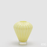 edg enzo de gasperi edg enzo de gasperi vaso diamante h 20 cm d 17 cm vetro light yellow ean 8059824537126