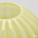 edg enzo de gasperi edg enzo de gasperi vaso diamante h 35 cm d 30 cm vetro light yellow ean 8059824537249