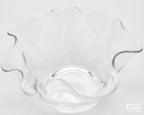 edg enzo de gasperi edg enzo de gasperi vaso nida drappo h 14 cm d 29 cm natural trasparente ean 8059824583932