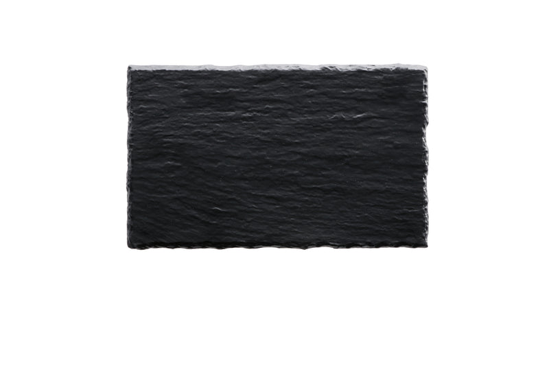 Ad Trend Rectangular Melamine Tray Asher 26.5 x 16.5 cm Black