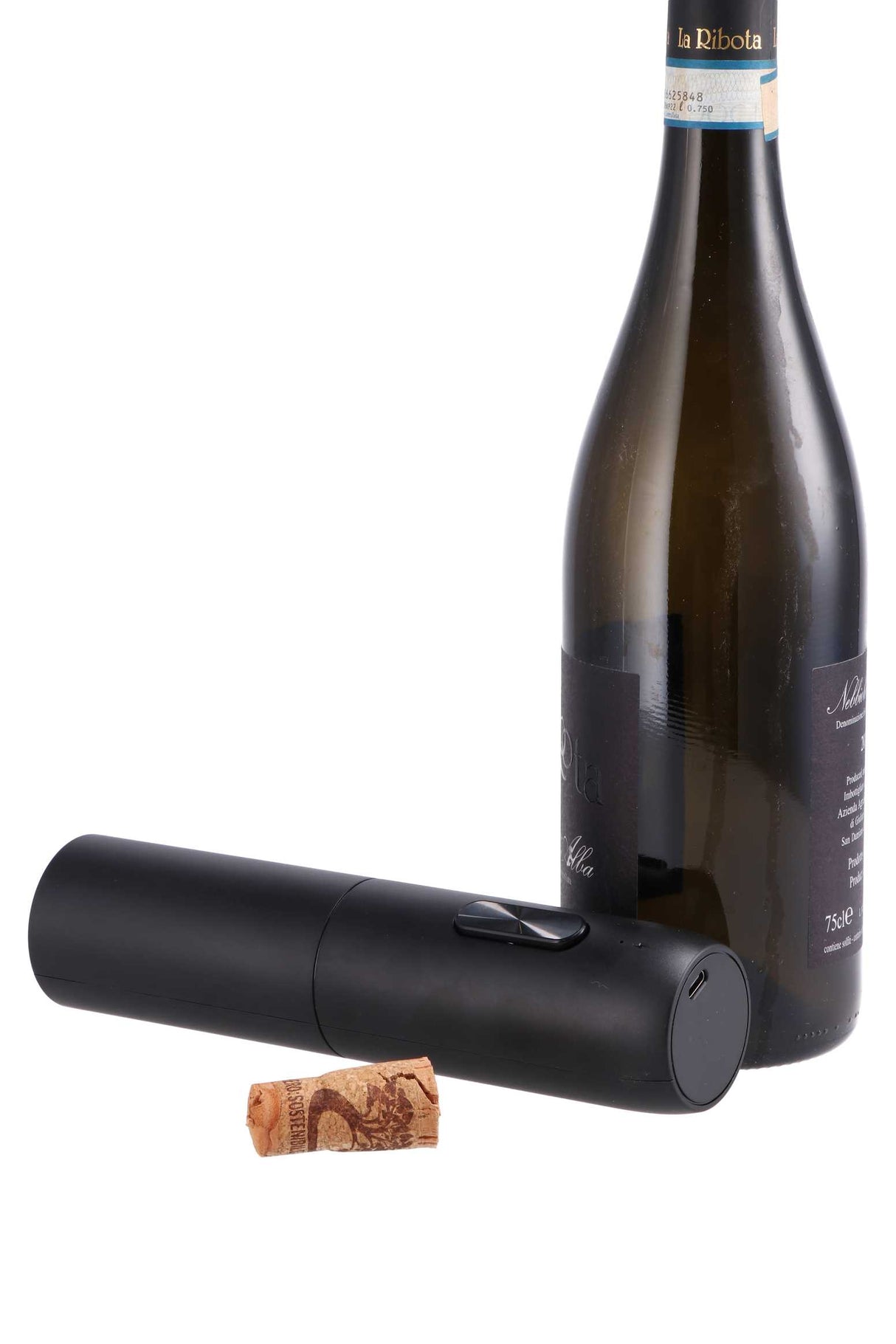 regalo italiano regalo italiano apribottiglie per vino d 5 cm h 20 cm nero ean 8057586114050