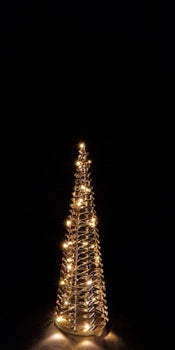 Ad Trend Gold Christmas Tree 30 LEDs H 60 cm Warm White Light