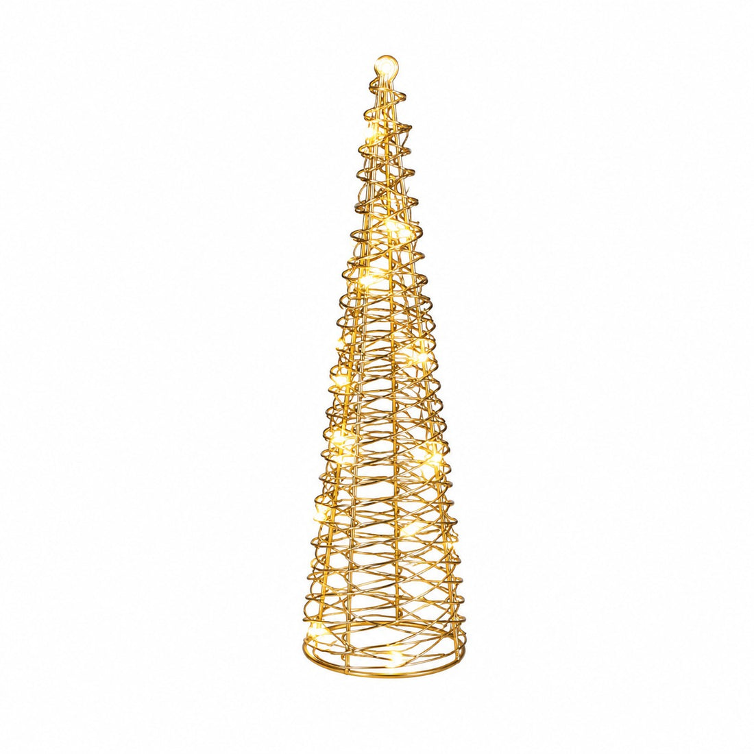 Ad Trend Gold Christmas Tree 30 LEDs H 60 cm Warm White Light