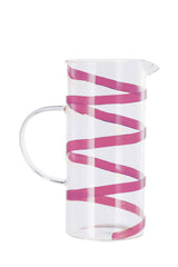 regalo italiano regalo italiano caraffa vetro 142 lt d 175 cm h 22 cm ass decorazione verde giallo rosa blu 1 pz ean 8057586125070