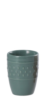 regalo italiano regalo italiano bicchierino coen ceramica ass 95 cl bianco grigio rosso salvia 1 pz ean 8057586128644