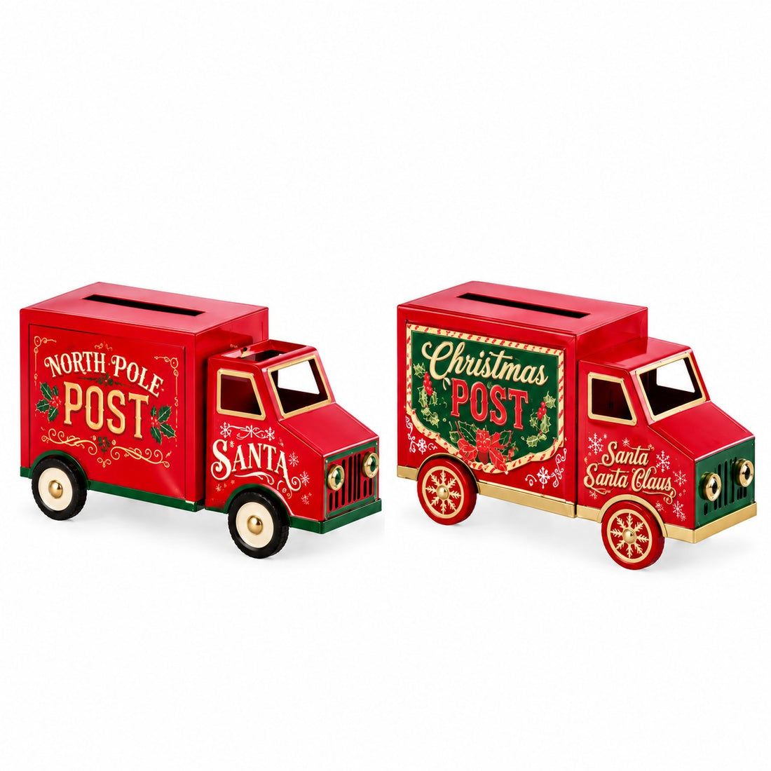Ad Trend Decorative Christmas Truck in Assorted Iron 34x15xH19 cm 1 pc – Christmas Decoration