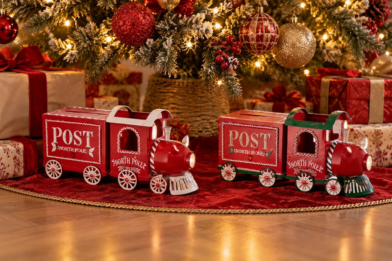 Ad Trend Decorative Christmas Train in Iron Assorted 46x15xH22 cm 1 Pc – Christmas Decoration