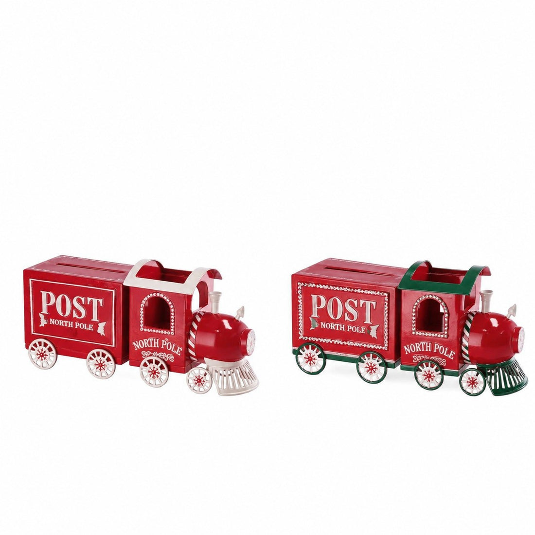 Ad Trend Decorative Christmas Train in Iron Assorted 46x15xH22 cm 1 Pc – Christmas Decoration