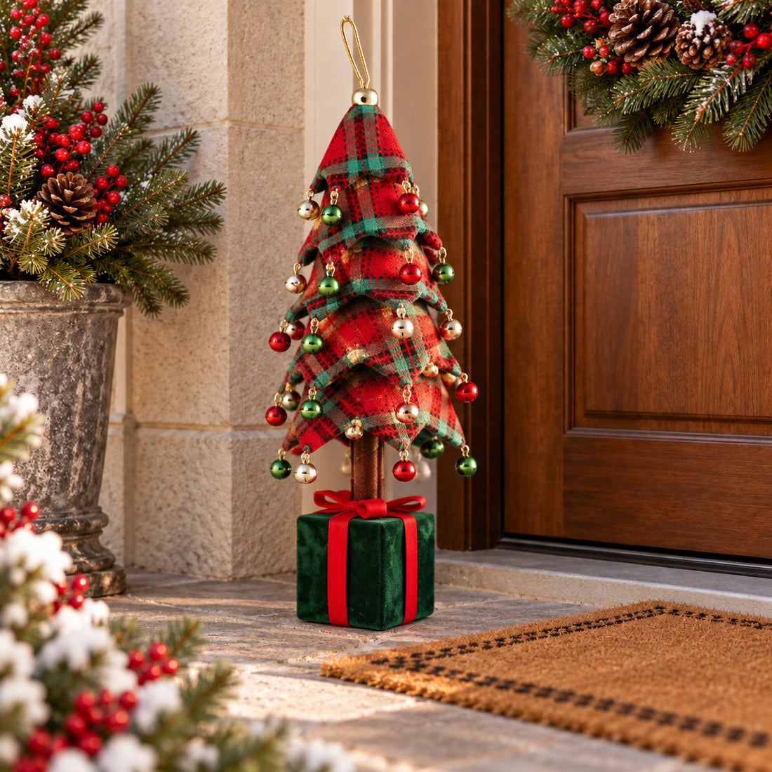Ad Trend Christmas Tree with Gift Box 18x18xH45 cm – Christmas Decoration