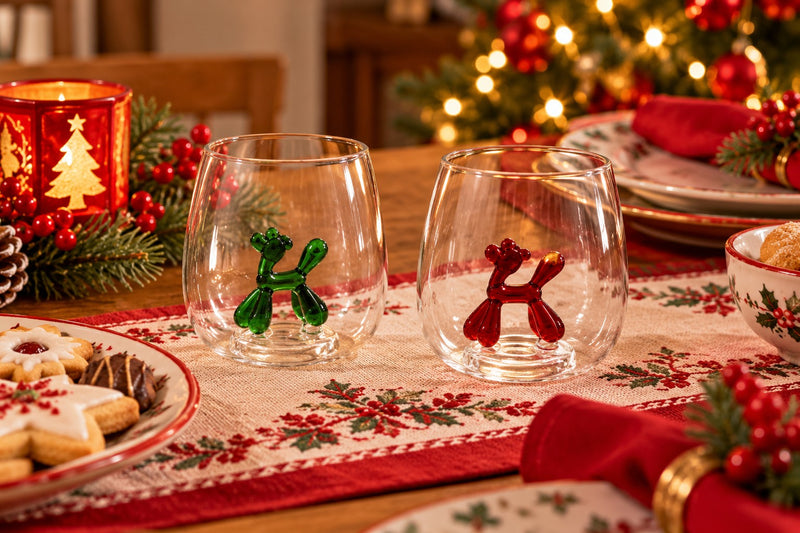 Ad Trend Christmas Glass 400 ml with 3D Assorted Figure 1 Pc – Christmas Gift Idea