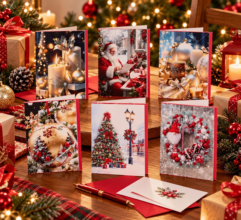 Ad Trend Christmas Greetings Card with Envelope Assorted 12x17 cm 1 Pcs – Christmas Gift Card
