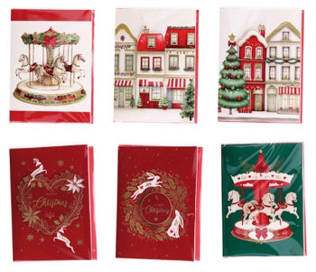 Ad Trend Christmas Musical Greeting Card with Envelope Assorted 15x20 cm 1 Pcs – Christmas Gift Card