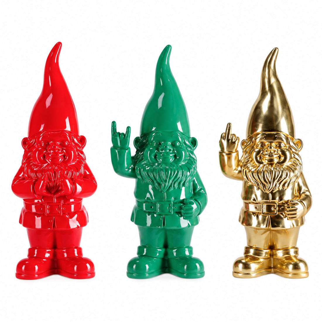 Ad Trend Decorative Christmas Gnome 1 Pcs in Resin 11x9xH26 cm – Christmas Home Decoration Tabletop