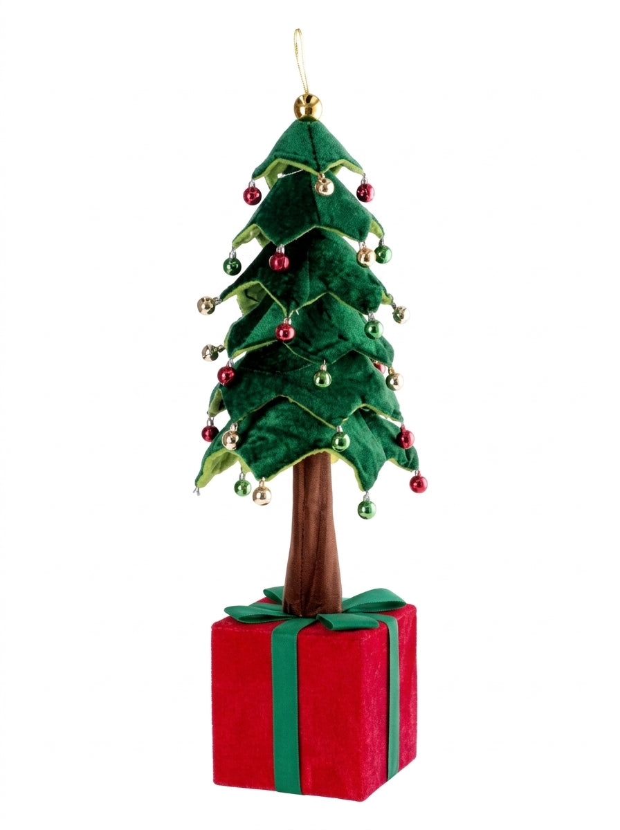 Ad Trend Decorative Christmas Tree with Green and Red Gift Box 50x50xH150 cm – Christmas Home Decoration