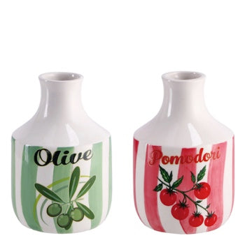 Ad Trend Vaso Decorativo in Ceramica Assortito Ø13xH18 cm 1 Pz – Complemento d'Arredo per Fiori e Piante, Decorazione per la Casa