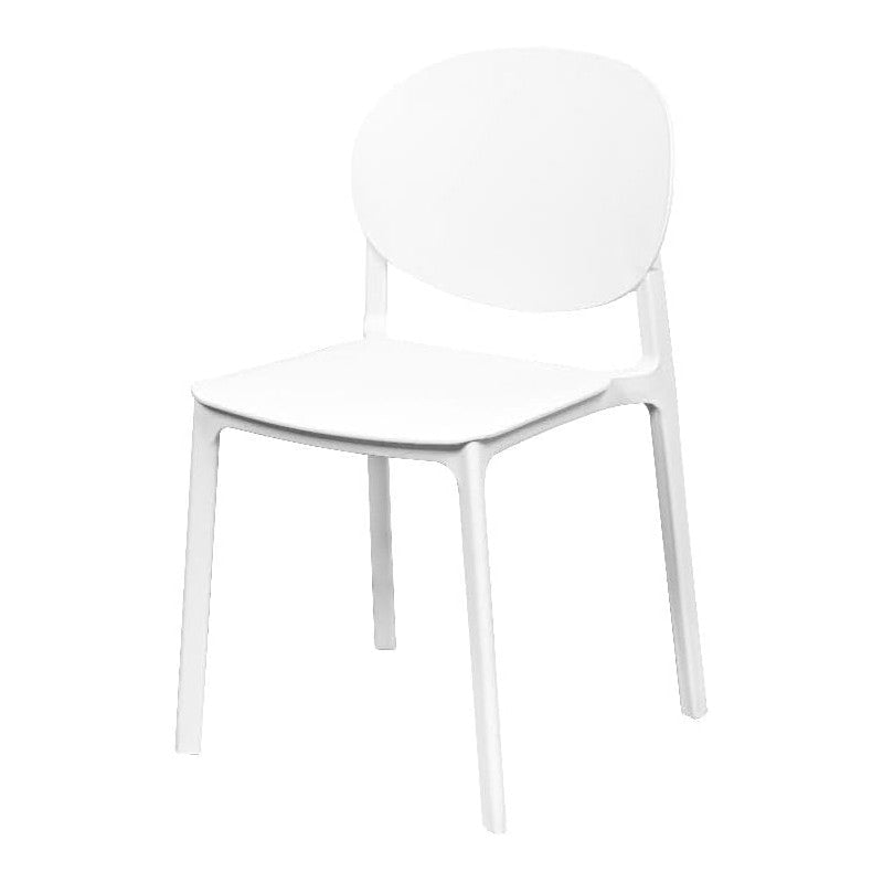 Dimo Eloise White Polypropylene Chair