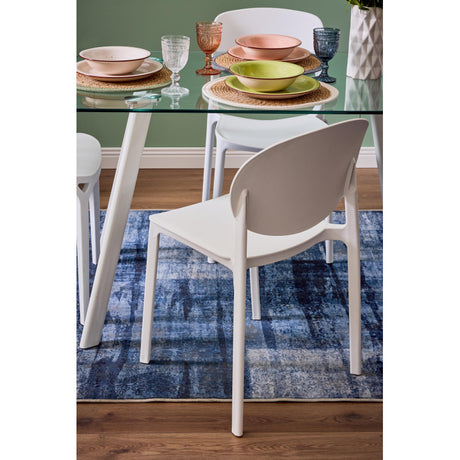 Di.Mo Eloise White Polypropylene Chair
