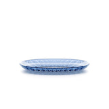 GUZZINI Small Oval Tray Vanity Bio-Based 32 x 19.5 Cm Blue