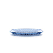 GUZZINI Small Oval Tray Vanity Bio-Based 32 x 19.5 Cm Blue