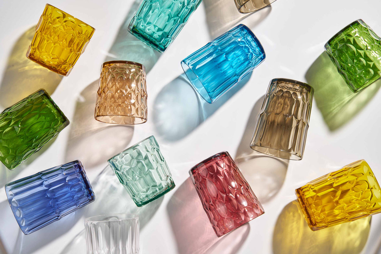 guzzini guzzini bicchiere alto decoro 2 vanity bio based azzurro mare ean 8008392396055