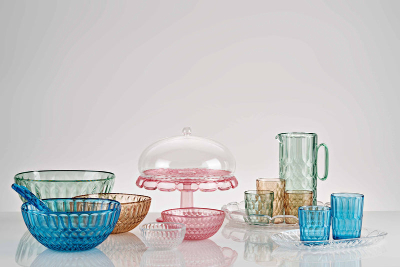 guzzini guzzini bicchiere alto decoro 2 vanity bio based azzurro mare ean 8008392396055